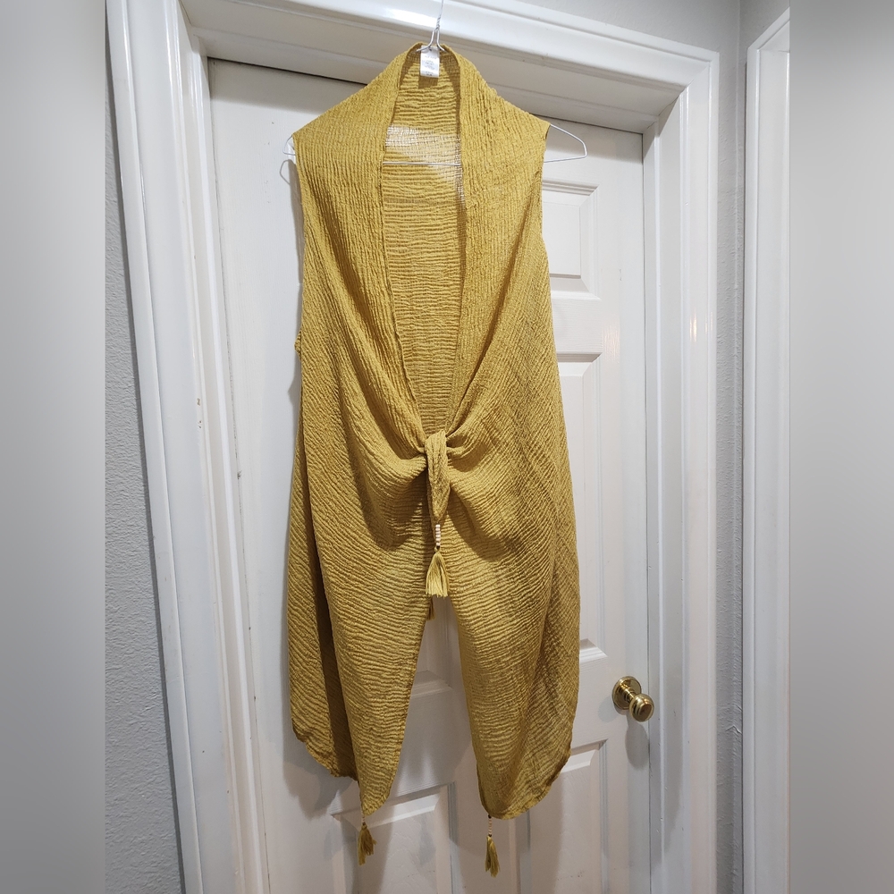 Chic Mustard Yellow Women's Vest